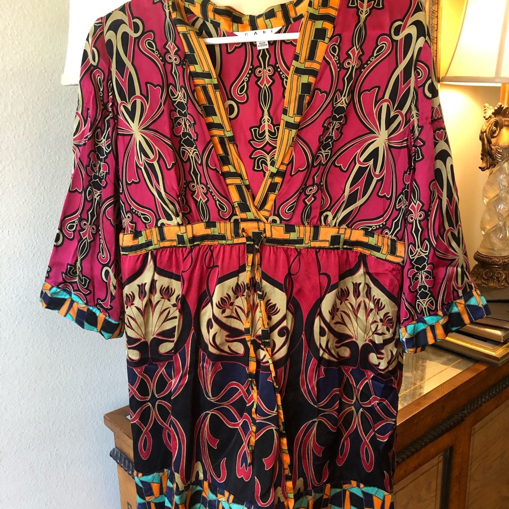 Cabi multi color tunic Med
